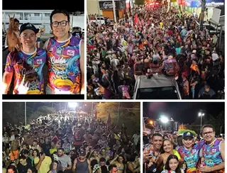 Multidão tomas ruas e avenidas de Patos na segunda noite do Bloco do Brother Construtor 