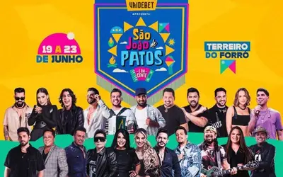 São João de Patos é o primeiro evento junino do Brasil a divulgar programação